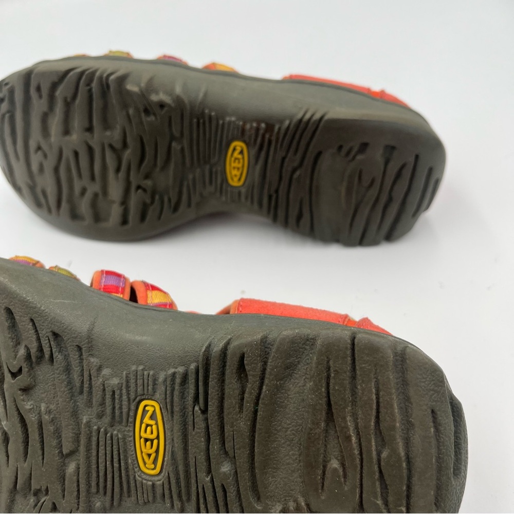 KEEN Whisper Coral Multi-Color Waterproof Sport Hiking Sandals Youth Girls 4 - Picture 8 of 10